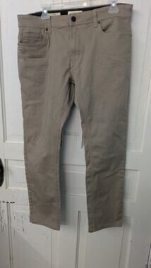 Scott James Pants Slim Fit Mens 34x30 tan